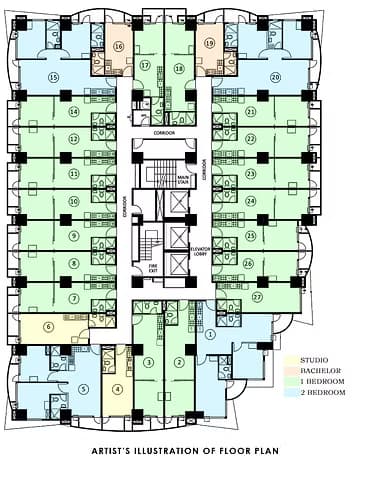 Floor 1 map